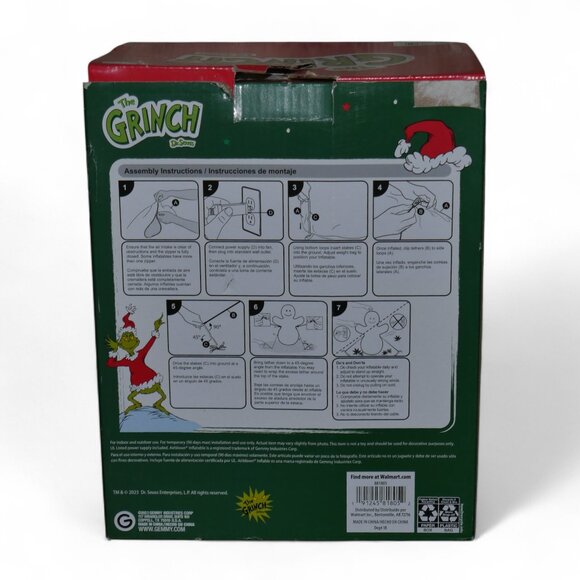 The Grinch Cindy Lou Who Life Size' Airblown Inflatable Christmas Decor Gemmy‎ - Picture 4 of 7